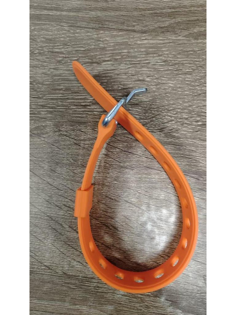 Multi-Purpose Silicone Tie-Down Buckle for Outdoor Use