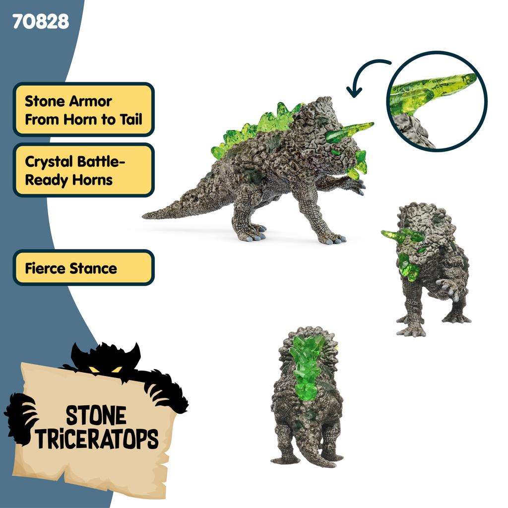 Schleich Eldorado Stone Triceratops 70828