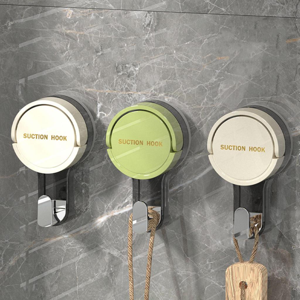 Ganchos de Sucção Poderoso Vácuo Sem Vestíg Sem Perfuração Ganchos Adesivos para Casa Banheiro Cozinha Atrás da Porta e Área do Vaso Sanitário