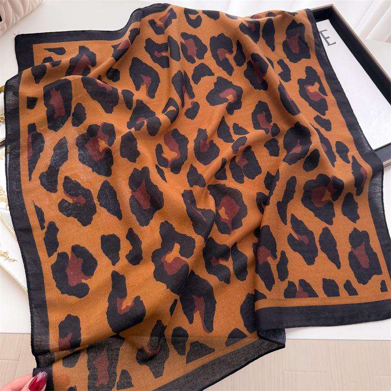 Eșarfă elegantă de mătase 2025: Design japonez și coreean, Stil subțire de vară, Protecție pentru gât