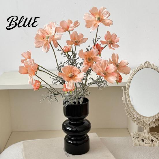 Long Lasting Floral Realistic Maintenance Cosmos Stem Flowers Decor Artificial Faux Fake Free Flowers for Dining Table Centerpieces Wedding