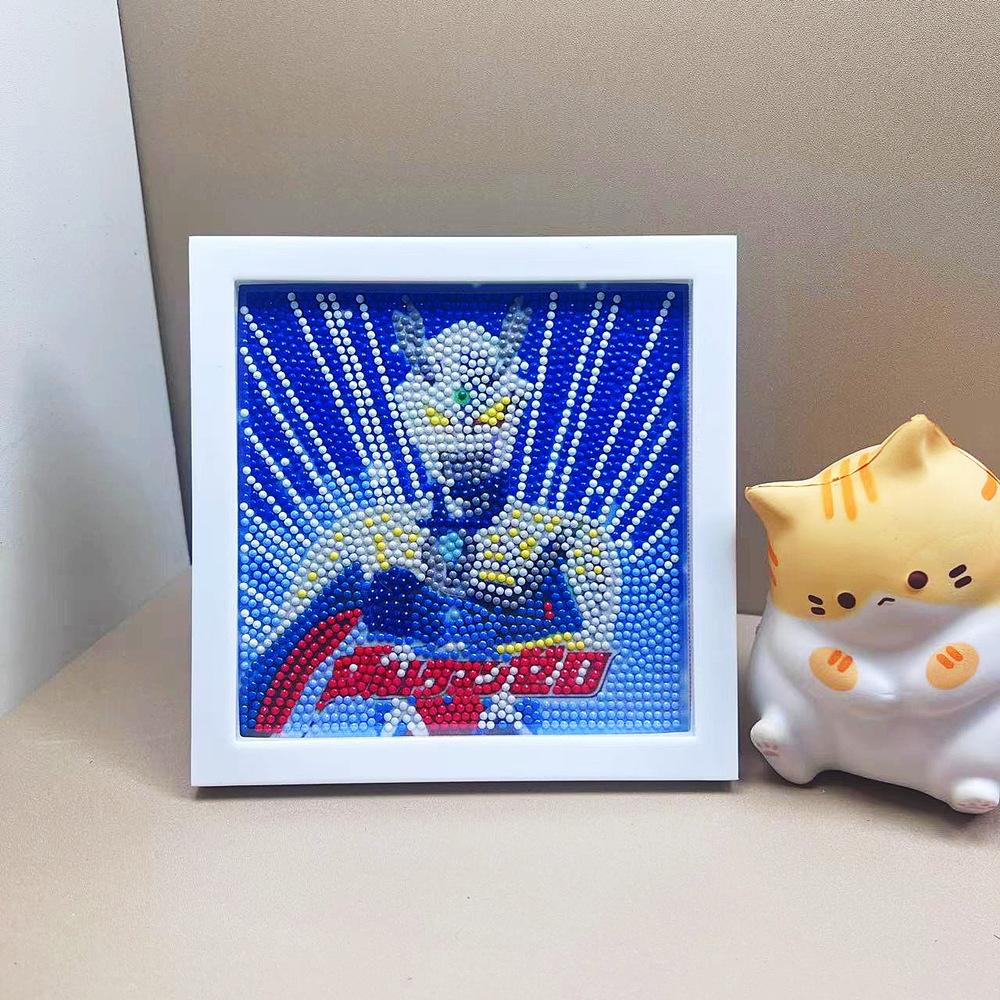 Children'S Diamond Painting Handmade Diy Masonry Painting Cartoon Diamond Sticker Bedroom Living Room Decorative Painting Photo Frame