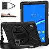 Armor Case with Strap for Lenovo Tab M10 TB-X306X/X306F (Black)