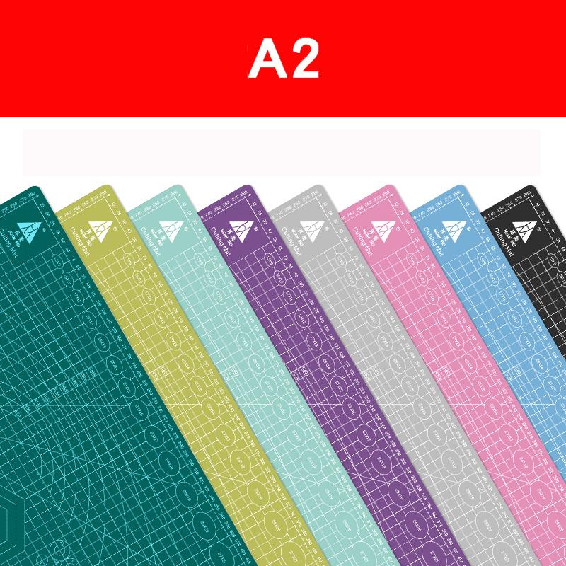 A2 Cutting Board Grid Line Self-healing Cutting Board Craft Card Multicolor Double-sided Desktop Manual Cutting Pad 60 * 45cm