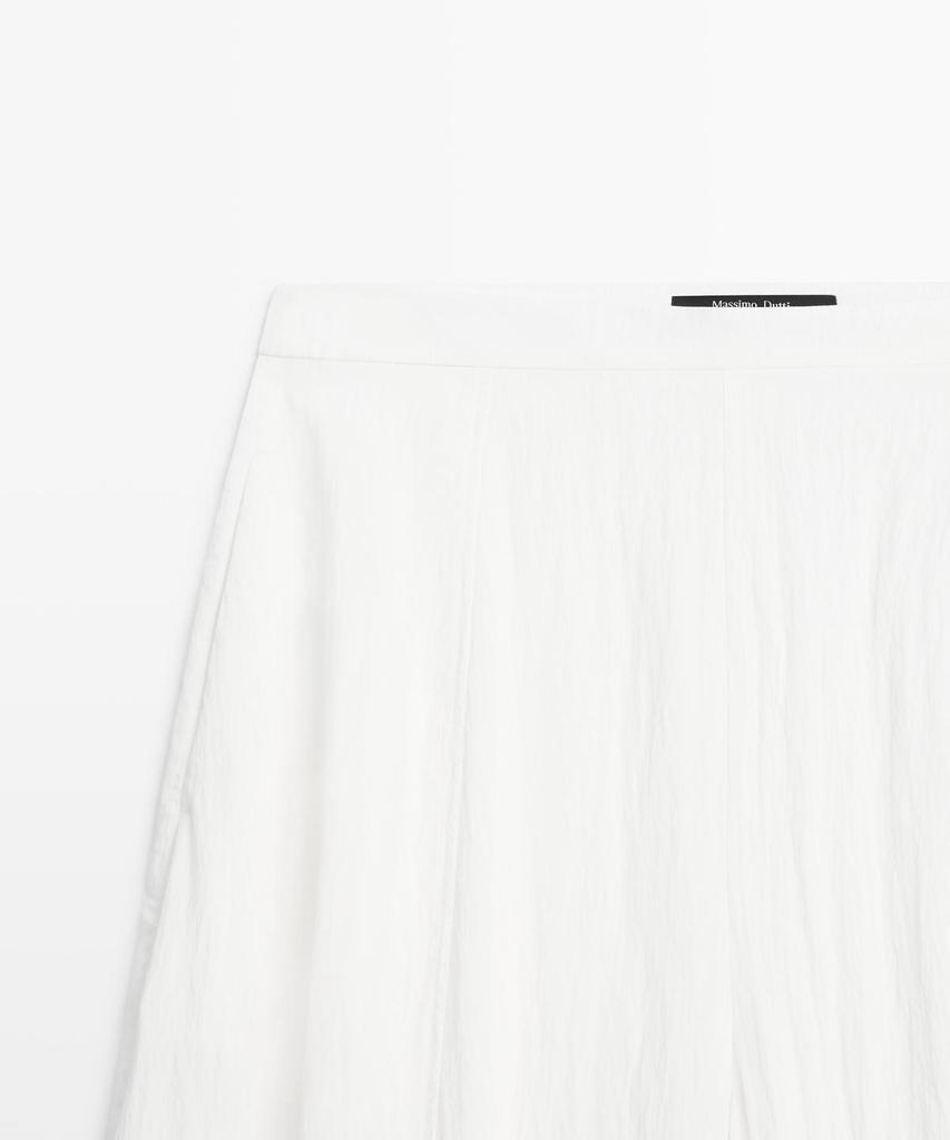 Masimodutti Texture Detail Fluid Sarouel Pants