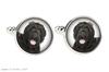 Black Russian Terrier, Chornyi Terrier - cufflinks and tie with your photo, a suit decoration, men's jewelry from the Art-Dog brand.