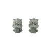 Artwork Awakening Lion Ornament 3D Lion Mascot Statue Cute Chinese Stone Lion Ornament  Tea Pet