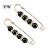 Neckline Fixation Clip 2Pcs Faux Pearl Waist Tightener for Pants, Reusable Cincher Pin Invisible Button Loose Jeans, No Sewing Waistband Skirts Jeans