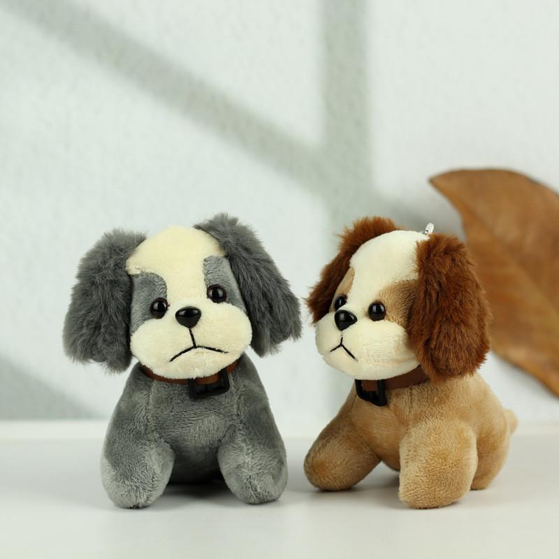 Plush Delightful Dog Figure Keychain For Kids And Adults In Various Colors