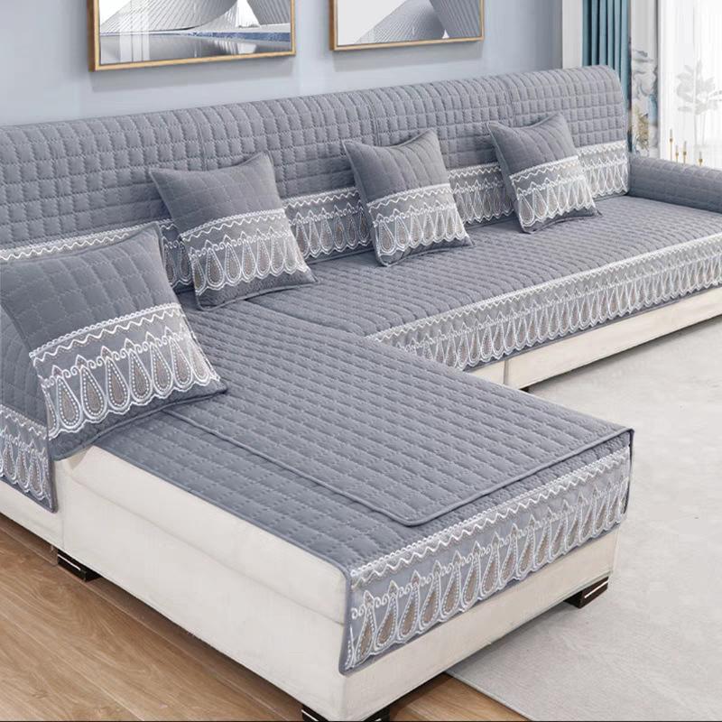 Non-Pilling Non-Slip Sofa Cushion Universal In All Seasons, Modern Simple Combination Set, Living Room Cover Cloth Towel  Can Be Labeled