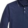Polo Ralph Lauren Solid Color Small Pony Logo Embroidered Polo Shirt Long Sleeve Men Tops Navy-Blue MNPOKNI16821634-410