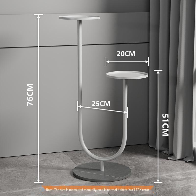 Moderno Semplice Porta Vasi a Più Strati da Pavimento per Decorazione Interna e da Balcone