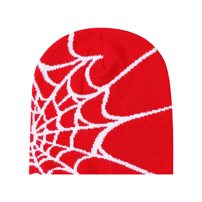 Spider Web Warm Knitted Jacquard Beanie Hat Outdoor Wool Cold Cold Unisex Cold Hat