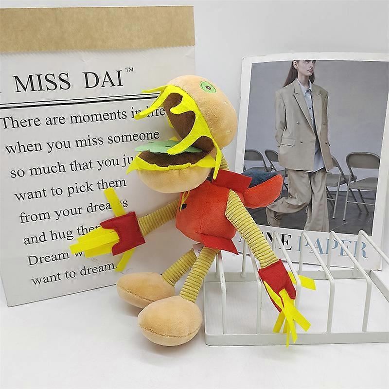 Nová hračka Boxy Boo Kreslená Hra Periferní Panenky Červený Robot Plněný Plyš Sváteční Dárek Kolekce