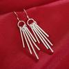 New High Quality   Copper five column Earring for women Fashion classic Jewelry luxury weeding party Gifts