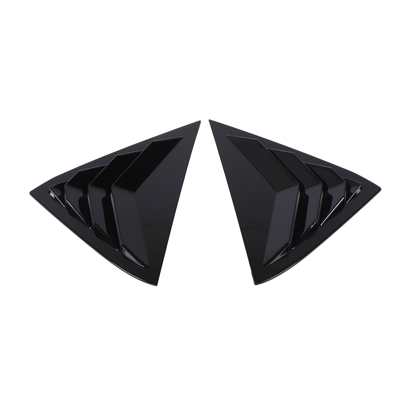 

1 пара жалюзи на задние боковые окна, защита от посторонних взглядов, снижение температуры, жалюзи на окна, воздухозаборник чёрный