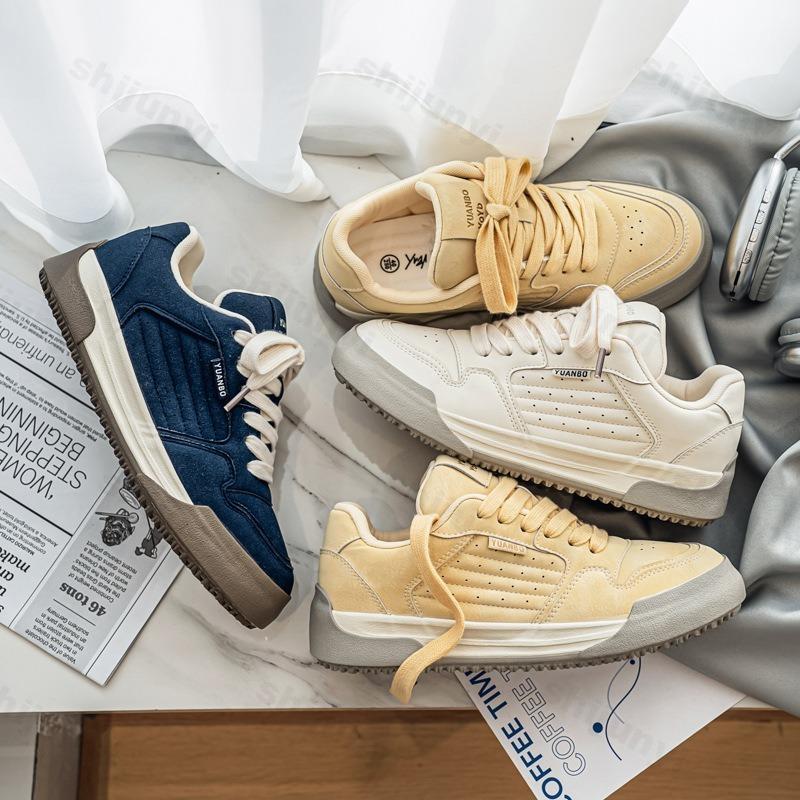 Fashion Men's Sports Casual Shoes 2025 New Spring Fashion Trend Comfortable Versatile Thick Soled Shoes Low Top Non slip Chunky sneakers