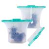 Double Lock Freezer Seal Bags Food-grade Silicone Food Storage Bag Fresh-keeping Bag  Fruit