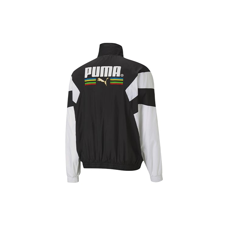 PUMA Jackets Men's Black Stand Collar Moderate Other 597610-01