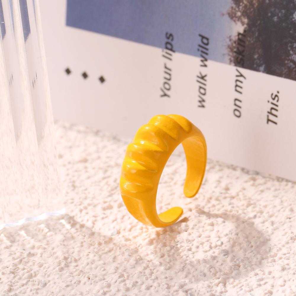 Otevírací prsten Dámské šperky Jednoduchý Elegantní Módní Otevírací Nastavitelný Prsten Dárek