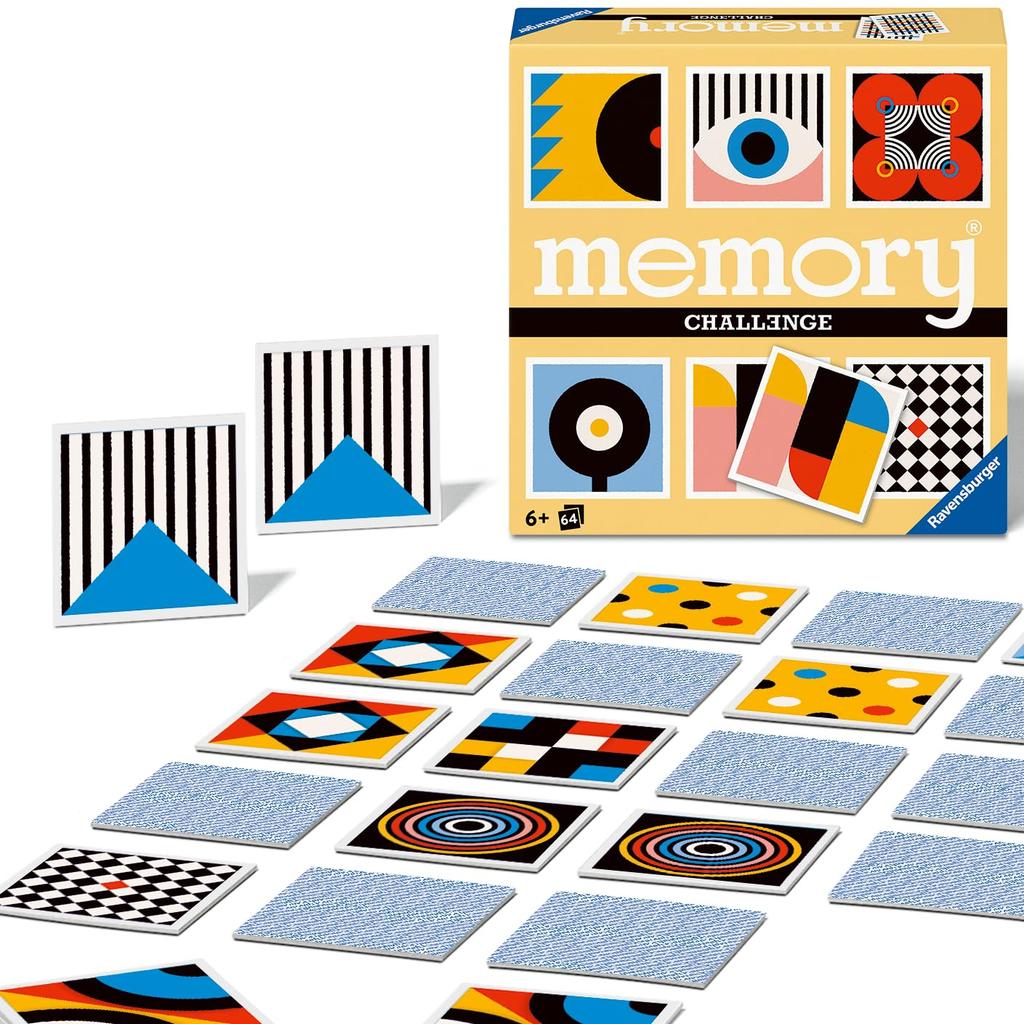 Ravensburger Challenge Memory 22462 3 Memory with Instructions In for Ages 6 and Up (a Memory-training Game) Japanese,