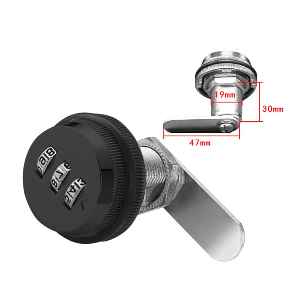 For Office For Home For School Password Lock Cabinet Lockers 3 Digital Code Box Lock Combination Lock Mail Lock