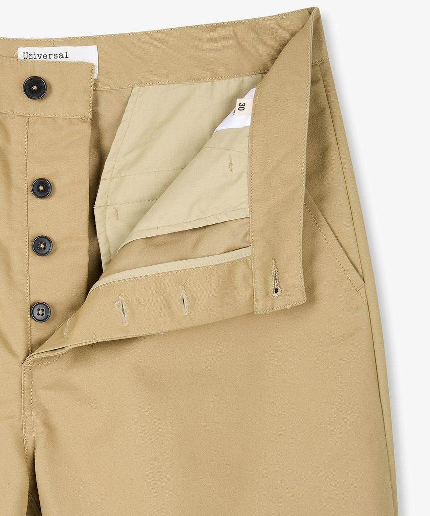 MAN ON THE BOON [Universal Works] Military Chino Pants_Dark Beige 4714360209