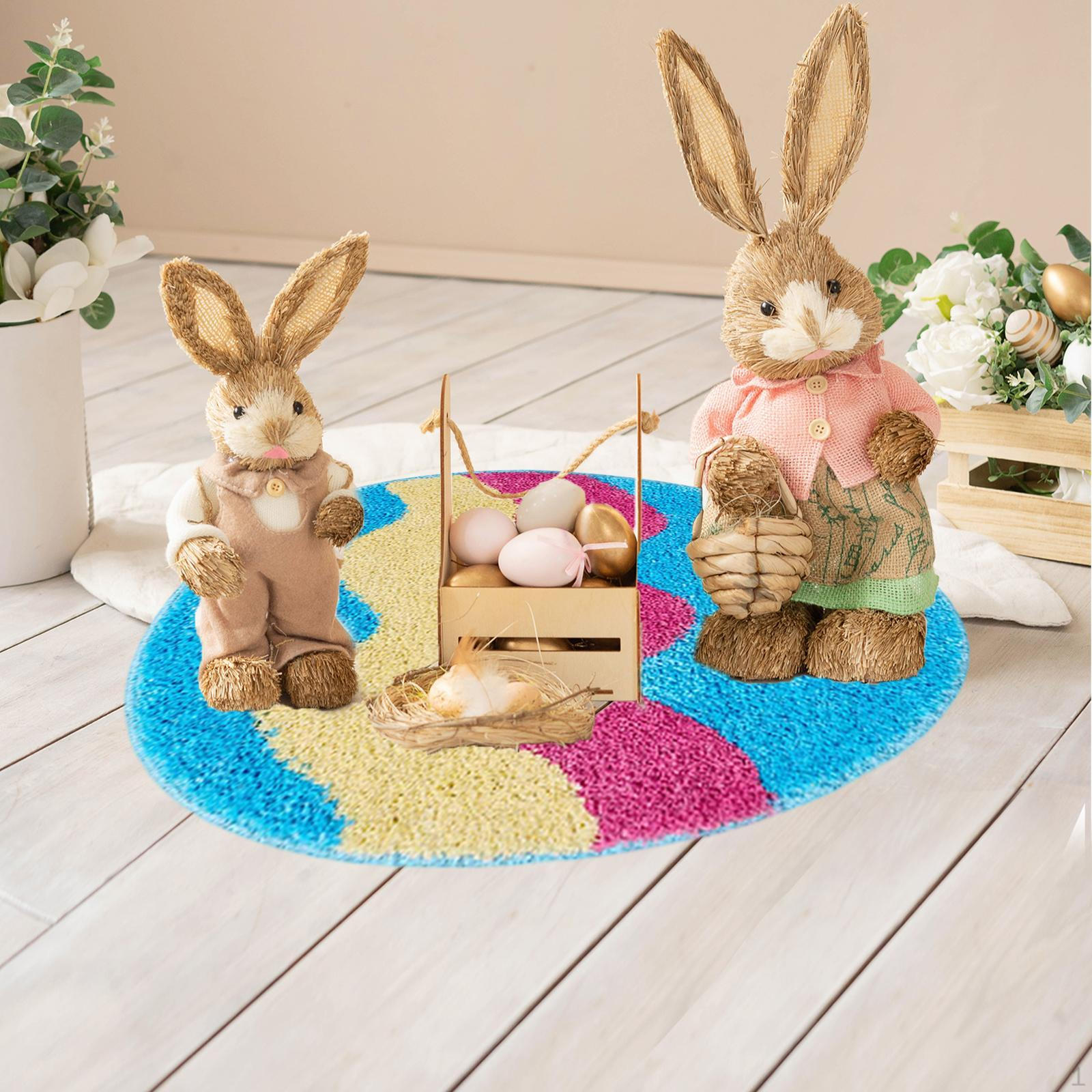 

Пасхальный коврик водопоглощающий моющийся напольный коврик для внутренней столовой спальни S