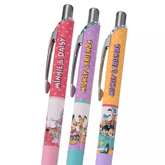 Disney Mickey & Friends 0.5 Gel-Tinten-Kugelschreiber-Set Japan NEU Disney Store