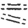Car Dashboard Air Conditioning AC Vent Volume Control Button Key Caps Set Replacement For BMW X3 X4 F25 F26 2013-2018