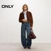 ONLY Women's High-Waisted Loose Distressed Washed Denim Jeans