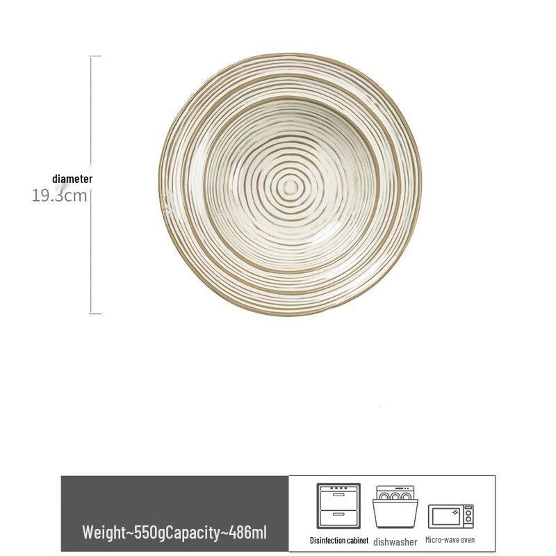 Abay Vintage Ceramic Straw Hat Bowl