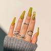 Cross-Border Wearable Nail Art: Super Long Press-On False Nail Tips
