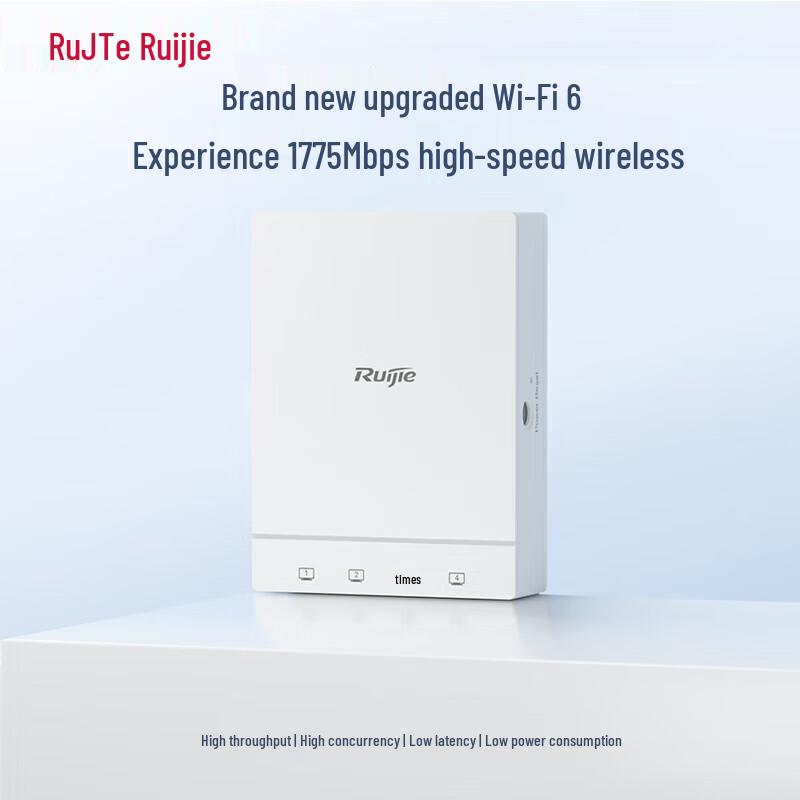 

Ruijie RG-AP180-A Gigabit WiFi 6 Panel AP