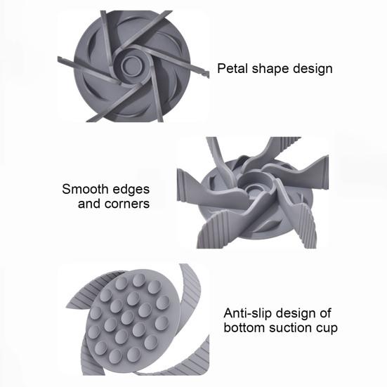 Slow Feeder-Hundenäpfe-Einsatz mit Saugnäpfen, zuschneidbares Anti-Erstickungs-Puzzle aus Silikon, Slow Feeder-Einsatz für normale und erhöhte Hundenäpfe