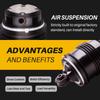 2pcs Rear Air Spring Bag For Mercedes-Benz E550 W211 2007-2009 Air Suspension Spring 2113200725 2113200825