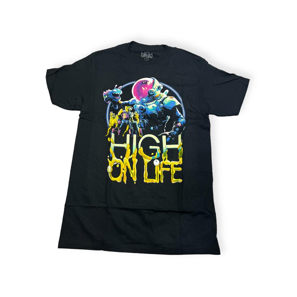 Koszulka T-shirt męski okrągły dekolt SPENCER'S nadruk L