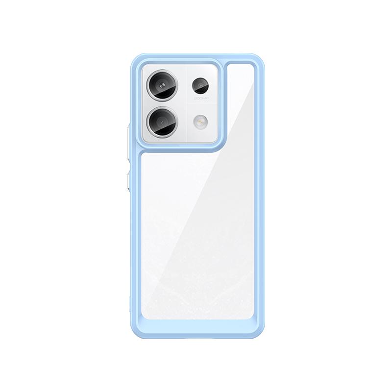 Transparent Phone Case For Xiaomi Poco X6 5G Case Bumper Anti-knock Silicone Color Back Cover Poco X6 5G Case For Poco X6 Pro 5G