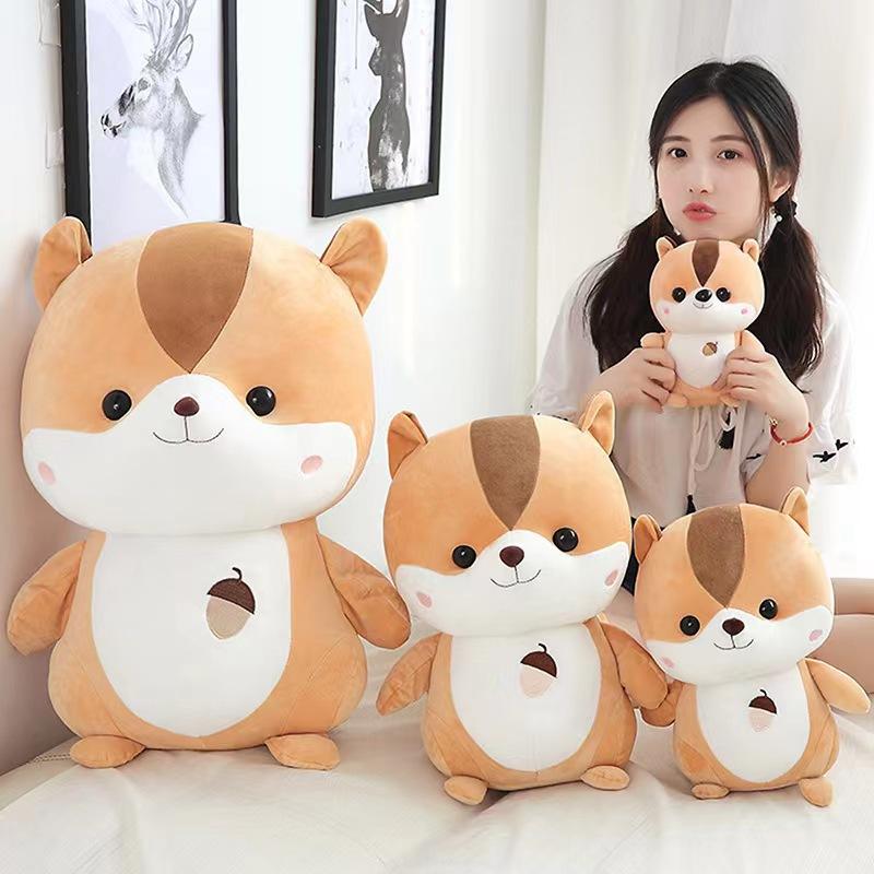 Squirrel Plush Toy Cute Children Gift Girl Rag Doll Claw Doll Plush Doll