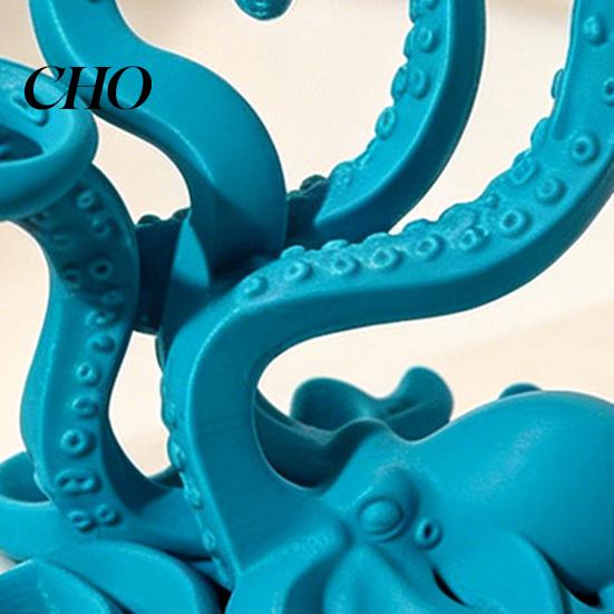 Divertente Portaspazzolino Tentacolo di Polpo Stampato 3D Ispirato all'Oceano Costiero Organizer da Bagno Salvaspazio Supporto per Vita Marina Nautica da Bancone