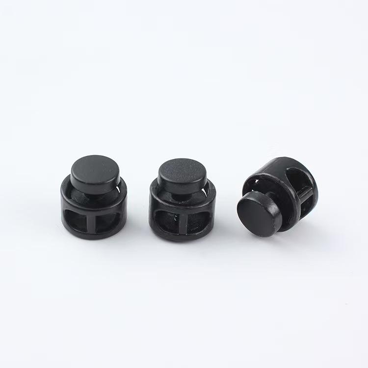 Metal Double‑Hole Spring Cord Lock Stopper Toggle Clasp Drawstring Adjuster for Hoodie Sweatpants Belt Rope Garment DIY Supplies