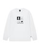 LMC Melting Bear Long Slv Tee White