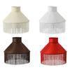 20CM 25CM 30CM Tassels E27 Lampshade European-style Retro Lampshade Fabric Lampshade  Table Lamp
