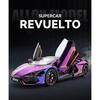 Maßstab 1/24 Spray Lamborghini Revuelto Hybrid Supersportwagen Legierung Diecast Modellauto Miniaturauto Simulation Sammlerstücke Geburtstagsgeschenke