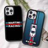 M-Martini Racing Horizontal Stripe PC+TPU Phone Case For IPhone 11 12 13 14 15 16 17 Plus Pro Max Cover