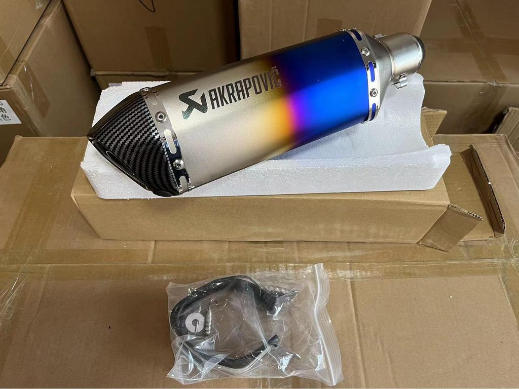 Motorcycle Scorpion Compact Hexagonal Carbon Fiber Exhaust for Ninja Sports Models