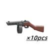 Military Building Blocks Solider Figure US Soviet Two-color 98K Gun Bobosha Anti-Tank Weapons Army Accessories MOC Toys Kid J010