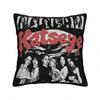 1Pc Katseye Global Girl Group Pillow Cover, Polyester 2D Double-Sided Print, Soft Square Cushion Case For Bedroom & Dorm, Fan Me