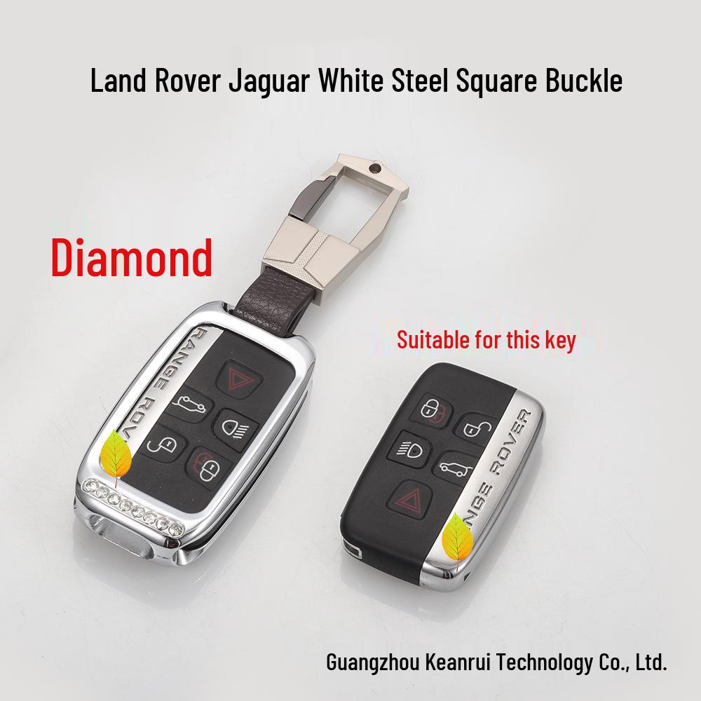 Leather Key Cover for 2019 Land Rover & Jaguar: Fits Range Rover, Evoque, Freelander