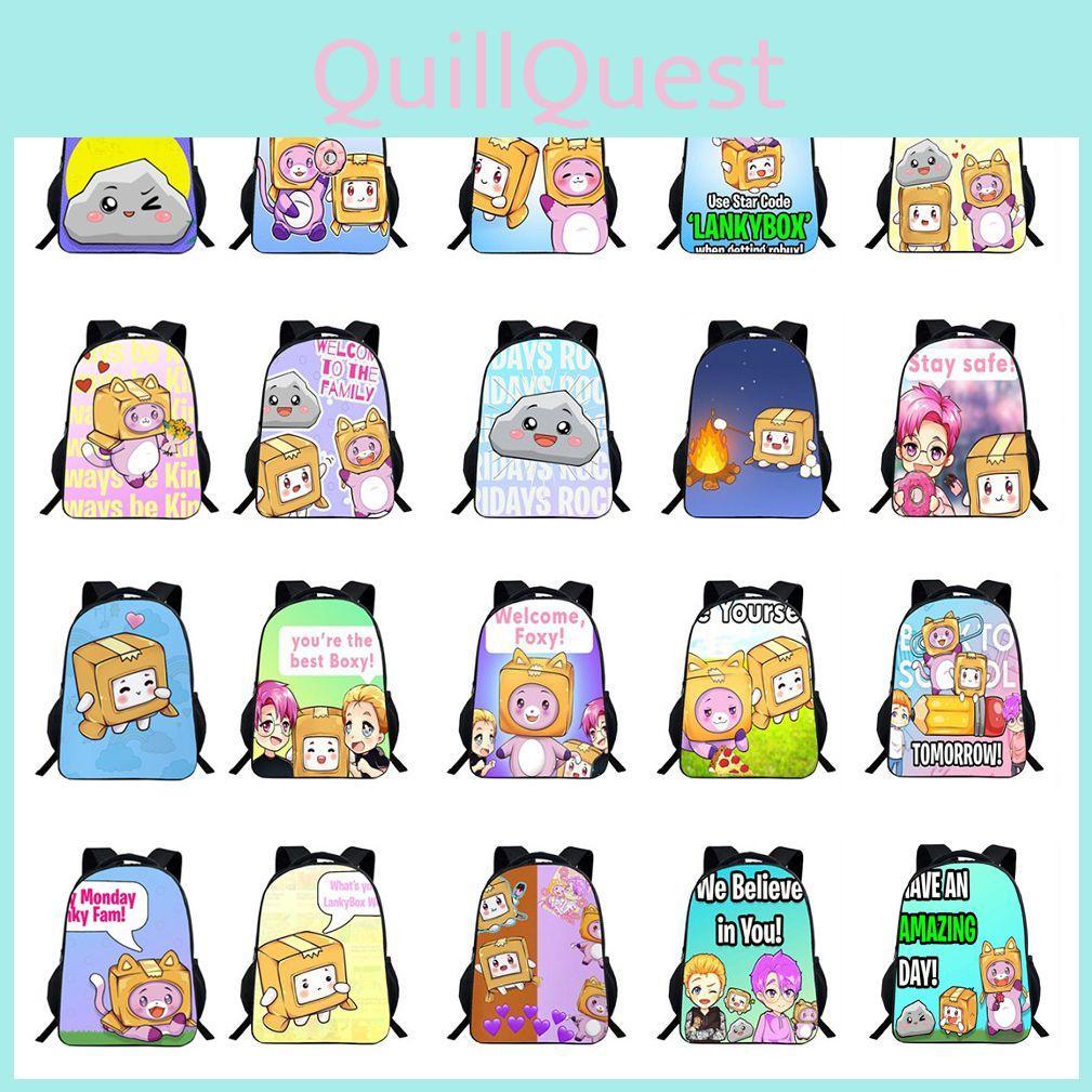 Lankybox Rucksack Cartoon Schultasche Für Kinder Mit Verstellbaren Gepolsterten Trägern Und Stilvollem Design